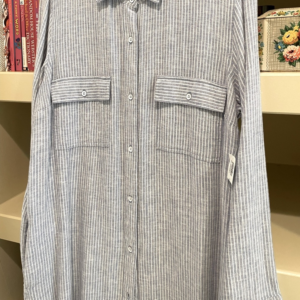 Super comfortable - Long sleeve - Size Medium - Linen Dress - Brand new